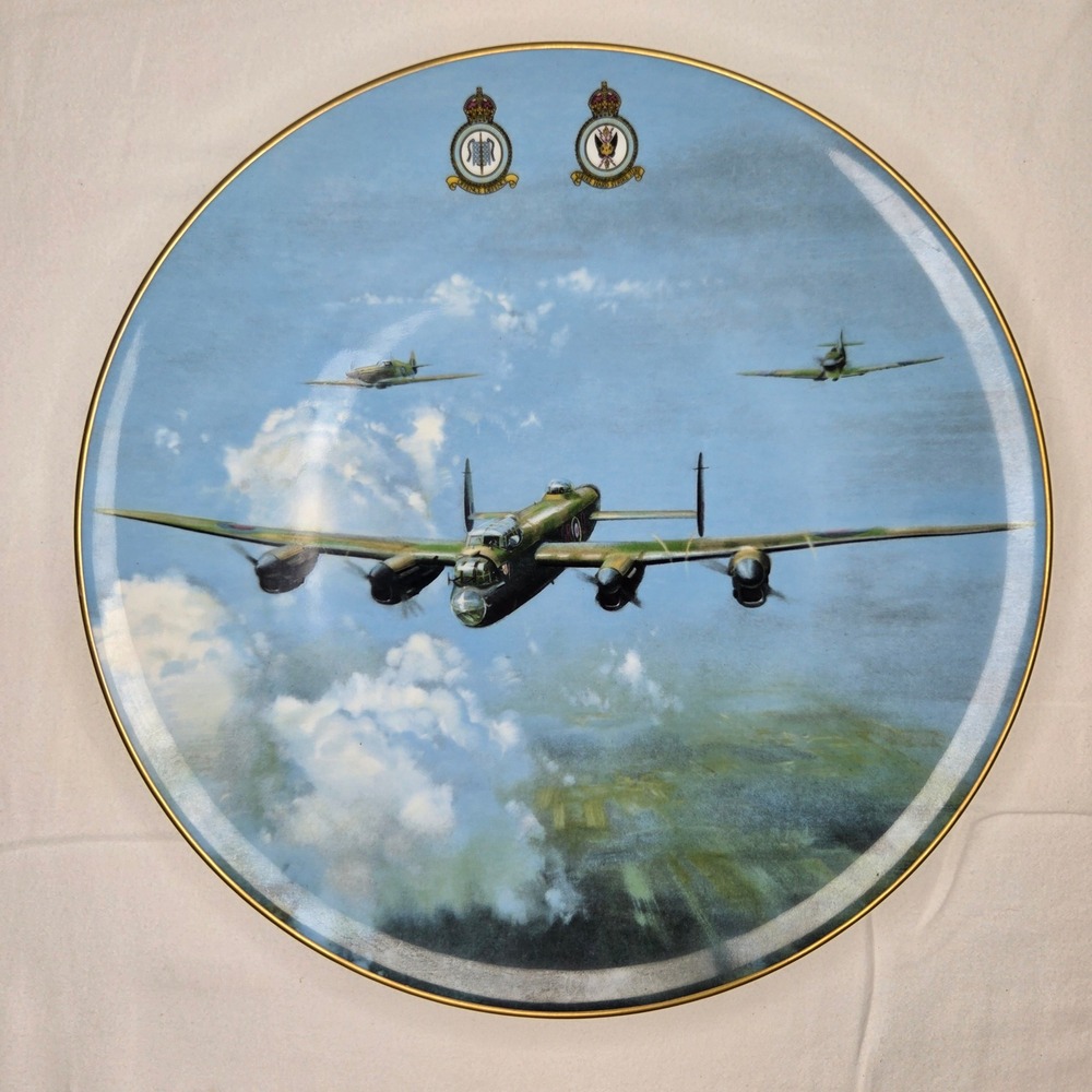Coalport WWII 40th Anniversary Aircraft Plate Frank Wootton Limited Edition 10